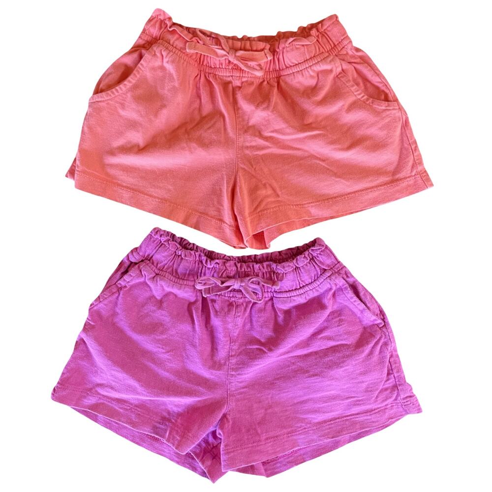 Primary Colorful Cotton Shorts - 2 Pair Bundle - Size 
4-5